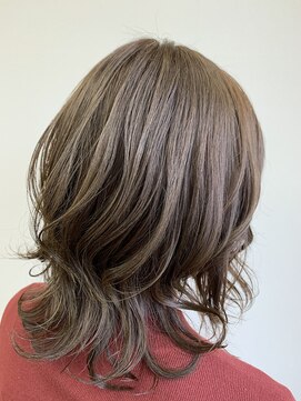パチャールヘアー(PACAR HAIR) ミントベージュ×ミディアムレイヤー