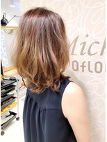 ミッシェル アフロート(michelle afloat)&nbsp;20代30代40代ふんわり動きひし形簡単まとまるツヤのカーブカット