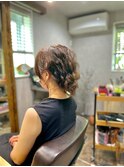 下めカジュアルルーズアップ