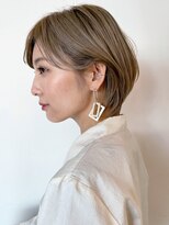 アイティーバイアルバム 藤沢店(IT by ALBUM)&nbsp;ショートボブ_マッシュショートカーキグレージュ_ba323971