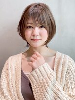 アイティーバイアルバム 八王子店(IT by ALBUM) ミニショート_ショコラベージュボブルフベビーバング_48537