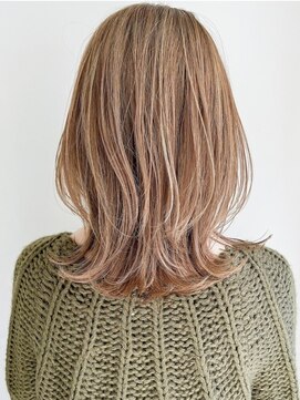 美ゼンヘアー 東久留米店 ZEN hair ヨシンモリ(ミディアムレイヤー)