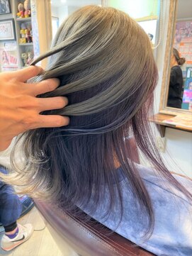 ヘア メイク ココ(hair make coco) モノトーングレー×ラベンダー