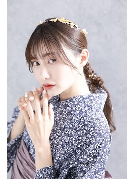 ヘアセットサロンシャルメ 梅田店(Hair Make Salon CHARMER) タイトローポニー♪