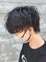 ニアウ 伊勢崎連取店(Niau)&nbsp;波巻きツイストスパイラルパーママッシュウルフ前下りメンズ