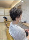 パーマ風ふんわりショート*