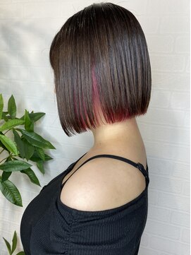 リタヘア(Re:ta Hair) ボブのインナーカラー《飯田 淳平》Re:ta Hair【リタヘア】