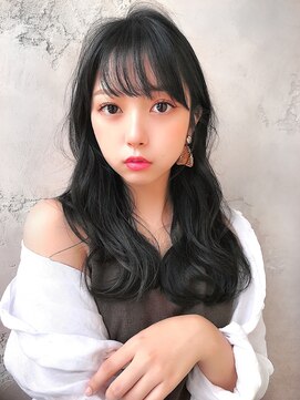 ロンドローズ 名古屋(Lond damaskRose) リフトレイヤー センターパート ブリーチ縮毛矯正 ヨジャドル41