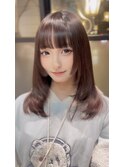 【韓国風】細め姫カット×レイヤースタイル