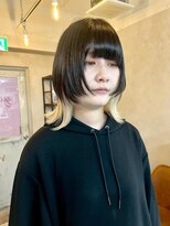 アジールヘア 東上野店(agir hair) 20代30代ウルフインナーカラー立体感小顔【上野】