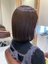 ファスナーグランデ(fustener grande)&nbsp;切りっぱなしボブ　アッシュベージュ