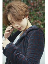 エムスラッシュ たまプラーザ(M.SLASH)&nbsp;■カーキベージュウルフパーマ小顔ボブM.SLASHたまプラーザ1-4★