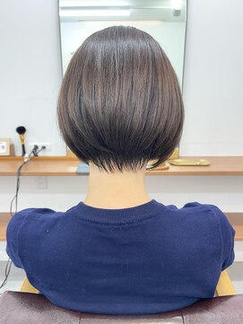 ランプ(Lamp) 白髪染め/髪質改善/中野/ボブショート ビフォアー＆アフター