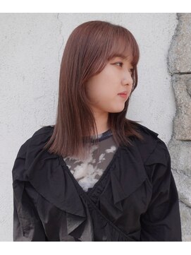 シェミール(CHEMIR) ピンクベージュ×ケアブリーチ【四日市】