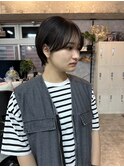 マッシュショート/ショート/小顔ショート/耳掛けショート/カット