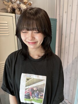 バイエイト 今池(By eight) くびれヘア×ダークアッシュ