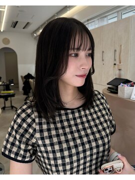 ネモネ バイ ミリー 梅田茶屋町(nemone by milly) レイヤーカット×グレージュ【梅田】