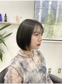 横浜/切りっぱなしボブ/mikiya指名/オリーブ