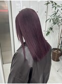 JILL STUDIO ピンクグレージュ/艶髪ストレート