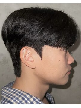 ノラ ヘアーサロン(NORA HAIR SALON) 韓国シースルーマッシュカルマパーマダウンパーマ黒髪マッシュ