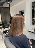 髪質改善トリートメント×セミロングスタイル