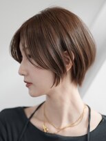 エリマ 横浜西口(elima)&nbsp;顔周りレイヤーカットくびれヘア切りっぱなしボブ大人ボブ30代