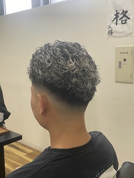 スウェル 千葉店(Swell) ホワイトメッシュ極道パーマ