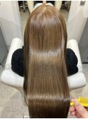白髪ぼかし×ハイトーンカラー×ヘアエステ×髪質改善
