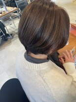 ヘアーエスクールエミュ(hair S. COEUR emu)&nbsp;ハイライトショート/松井山手美容室