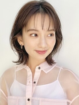 ファナ(fha-na) ☆大人かわいい ふわミディ 韓国ヘア シースルーバング☆