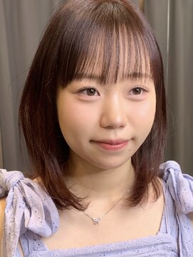 ランソ 新宿(RUNSO) ナチュラルシースルー前髪ミディ