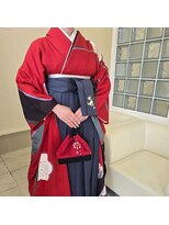 アロヘアー(Alo hair)&nbsp;卒業式 袴着付け