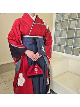 アロヘアー(Alo hair) 卒業式 袴着付け