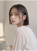 切りっぱなしボブ