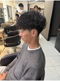波巻きパーマ メンズパーマ メンズカット 横浜