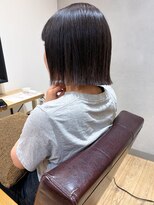 エミス バイ メルト 吉祥寺(emis by melt)&nbsp;【吉田】切りっぱなしボブオリーブグレージュ20代暗色吉祥寺