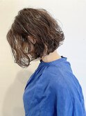 くびれパーマボブ［本八幡/髪質改善］