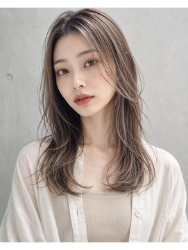 ヘアーズ ベリー 上新庄店(hairs BERRY) 秋色グレージュ×抜け感ロングハッシュカット20代30代40代