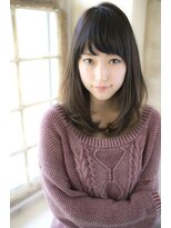 リュドール 栄(Rue D’or) フェミニン黒髪暗髪大人かわいいマッシュバングワンカールby水谷