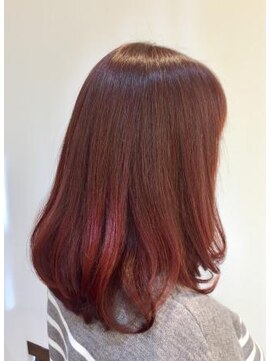 イデア 研究学園店(idea) マルサカラー！！ミディアムボブ！