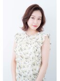 #外ハネ#ふんわりミディ#かわいい♯くびれヘア