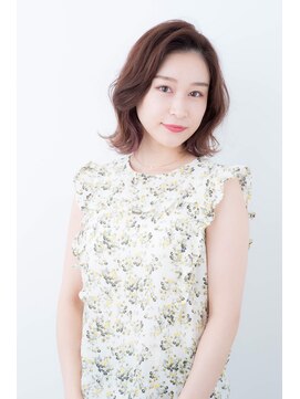 ヘアーアンドネイル ピーファイブ(hair&nail P five) #外ハネ#ふんわりミディ#かわいい♯くびれヘア