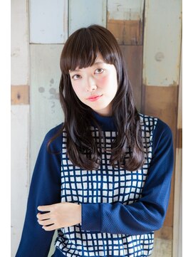 ウィズ 美容室 茂原店(Wiz) 柔らかウェーブ×シースルーバング