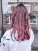 グラデーション×ピンクバイオレット
