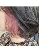 アンルーク ヘア(+1 unluke hair) [+1unluke]2024-SS/earring×sheer pink