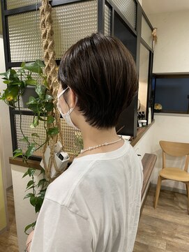 サク(Sac.) 絶壁解消ショートボブ×柔らかベージュ　Sac.栃木優佑