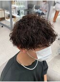 メンズカットパーマ