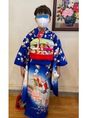 7歳の着付け