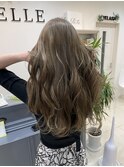 ブリーチありアッシュベージュ