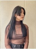 ロングスタイル/暗髪/nagata